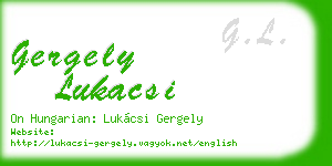 gergely lukacsi business card