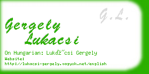 gergely lukacsi business card